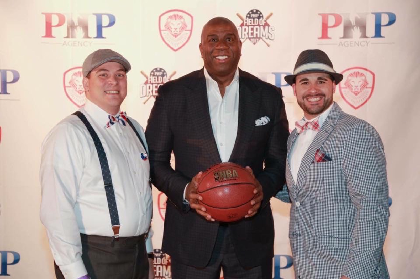 With Magic Johnson, 2017